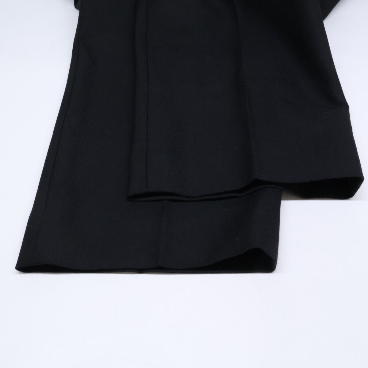 Celine Mohair Wool 2 Tuck Wide Pants 36 — view 6