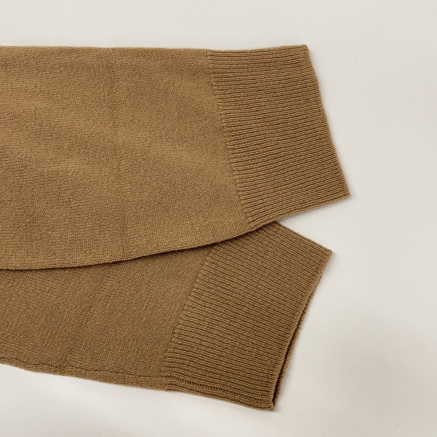 Hermes Beige Virgin Wool Cashmere Crew Neck Long Sleeve Braglan Knit Pullover — view 5