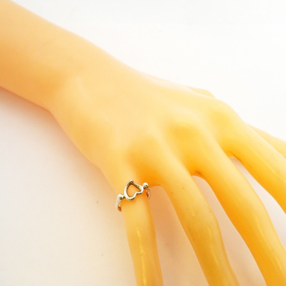 Tiffany & Co Ring Open Heart 925 Sterling Silver — view 7