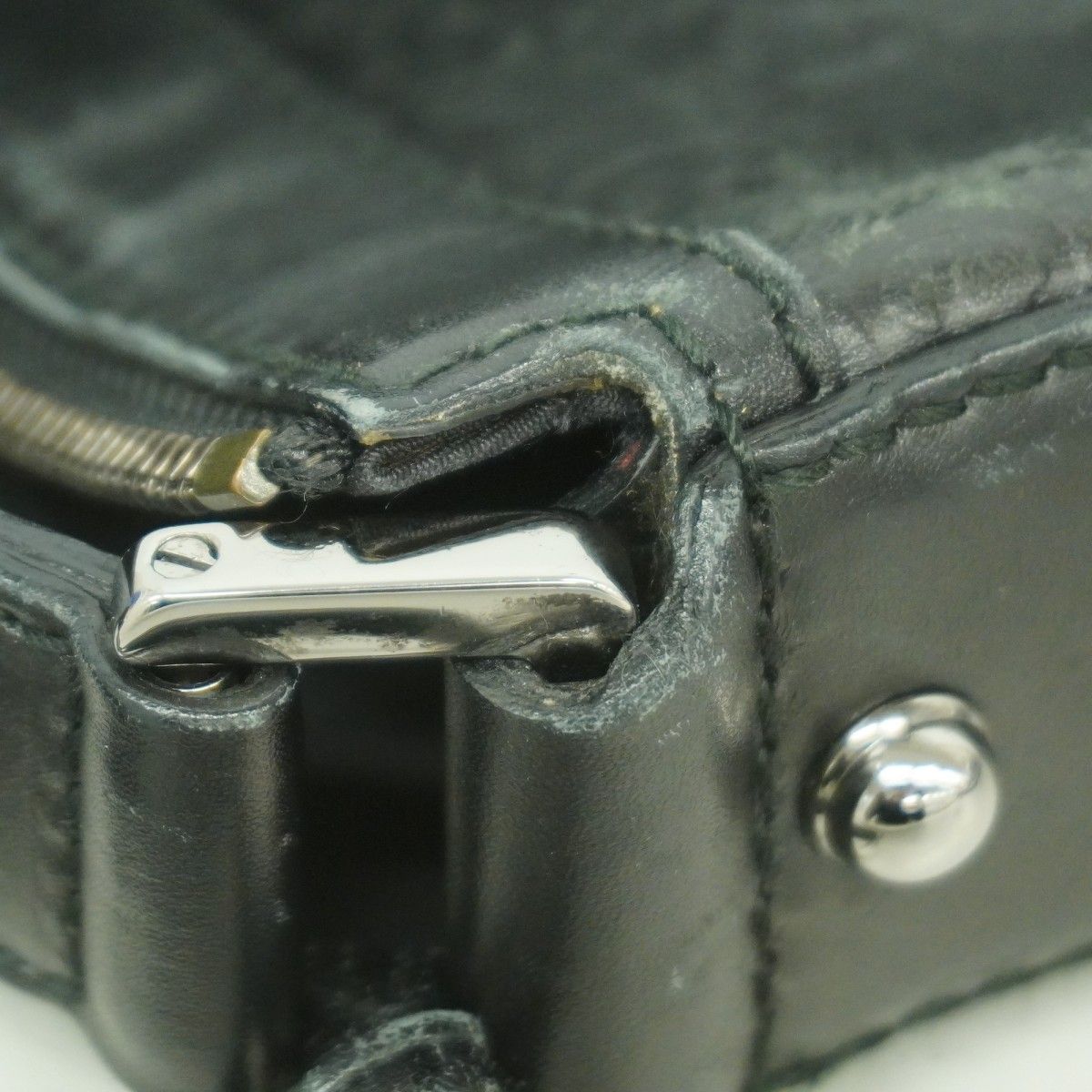 Gucci Shoulder Bag Guccissima Leather Black Silver — view 9