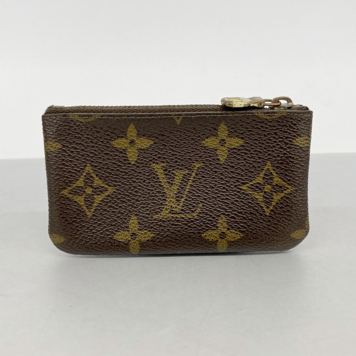 Louis Vuitton Coin Case Monogram Pochette Cles Brown — view 9