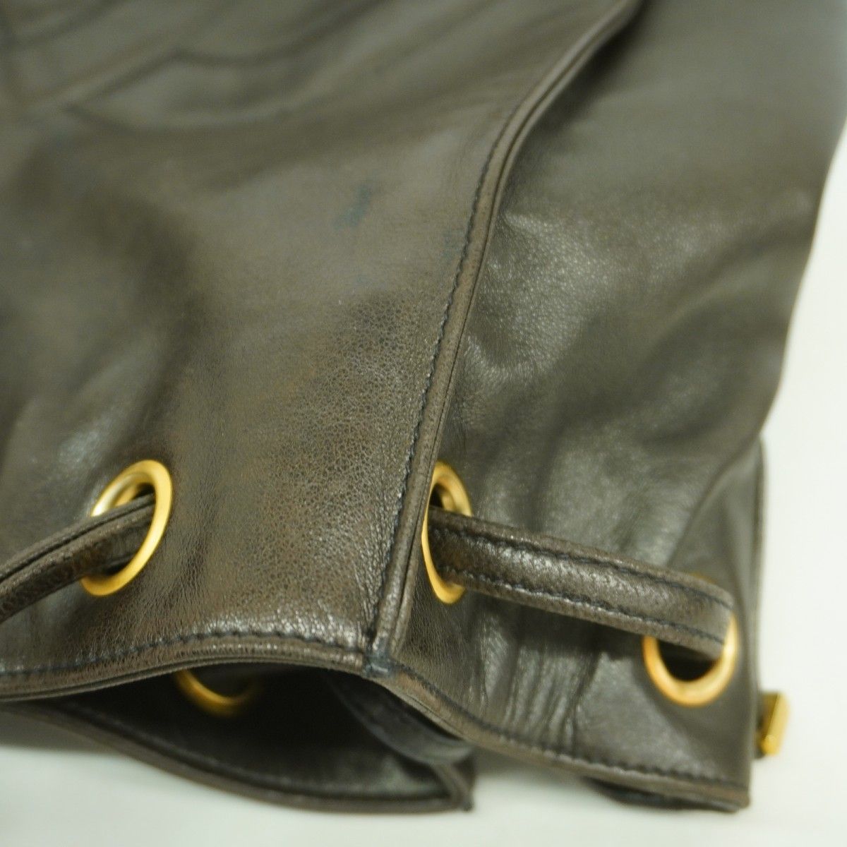 Chanel Shoulder Bag Lambskin Black Gold — view 9