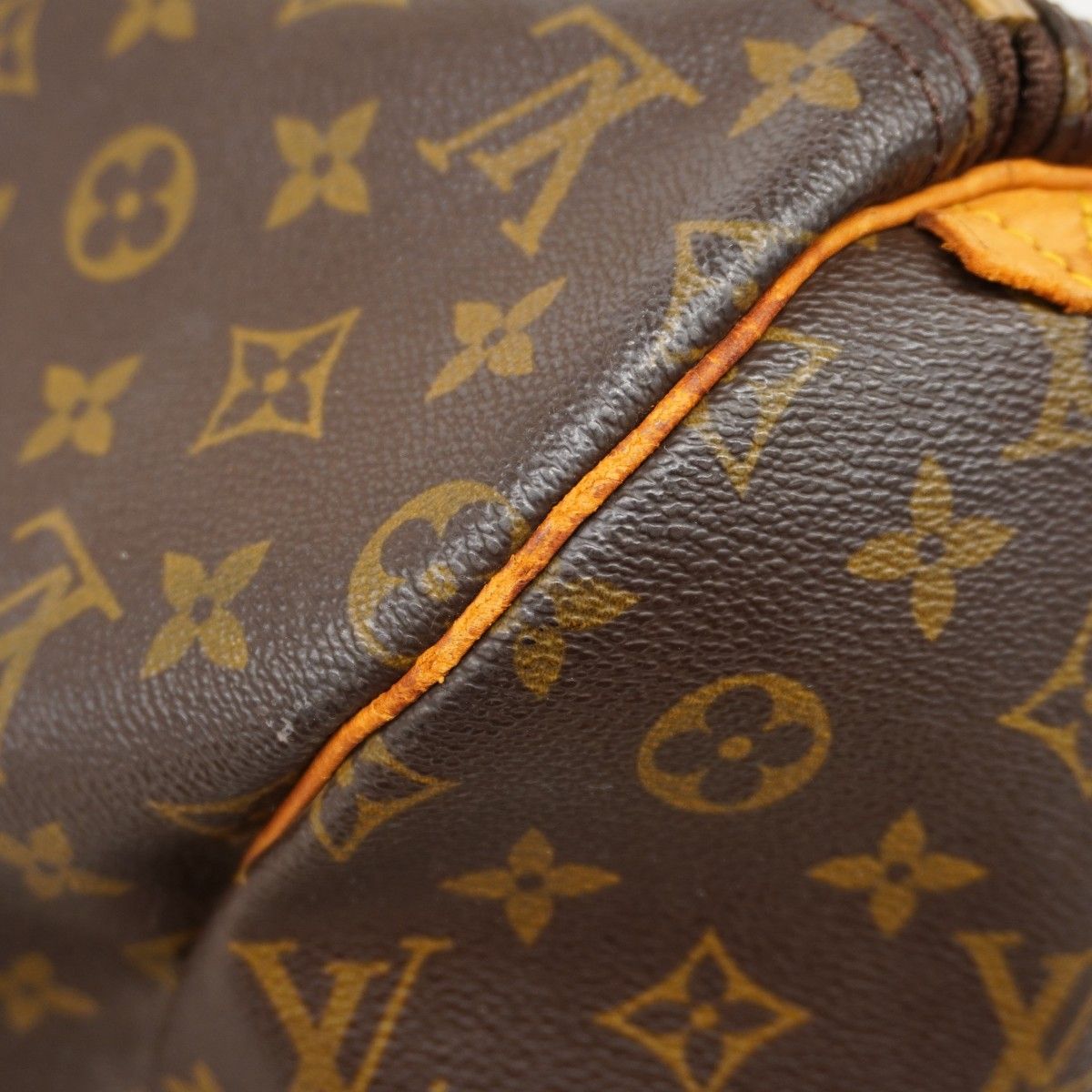 Louis Vuitton Boston Bag Monogram Keepall 55 Brown — view 9