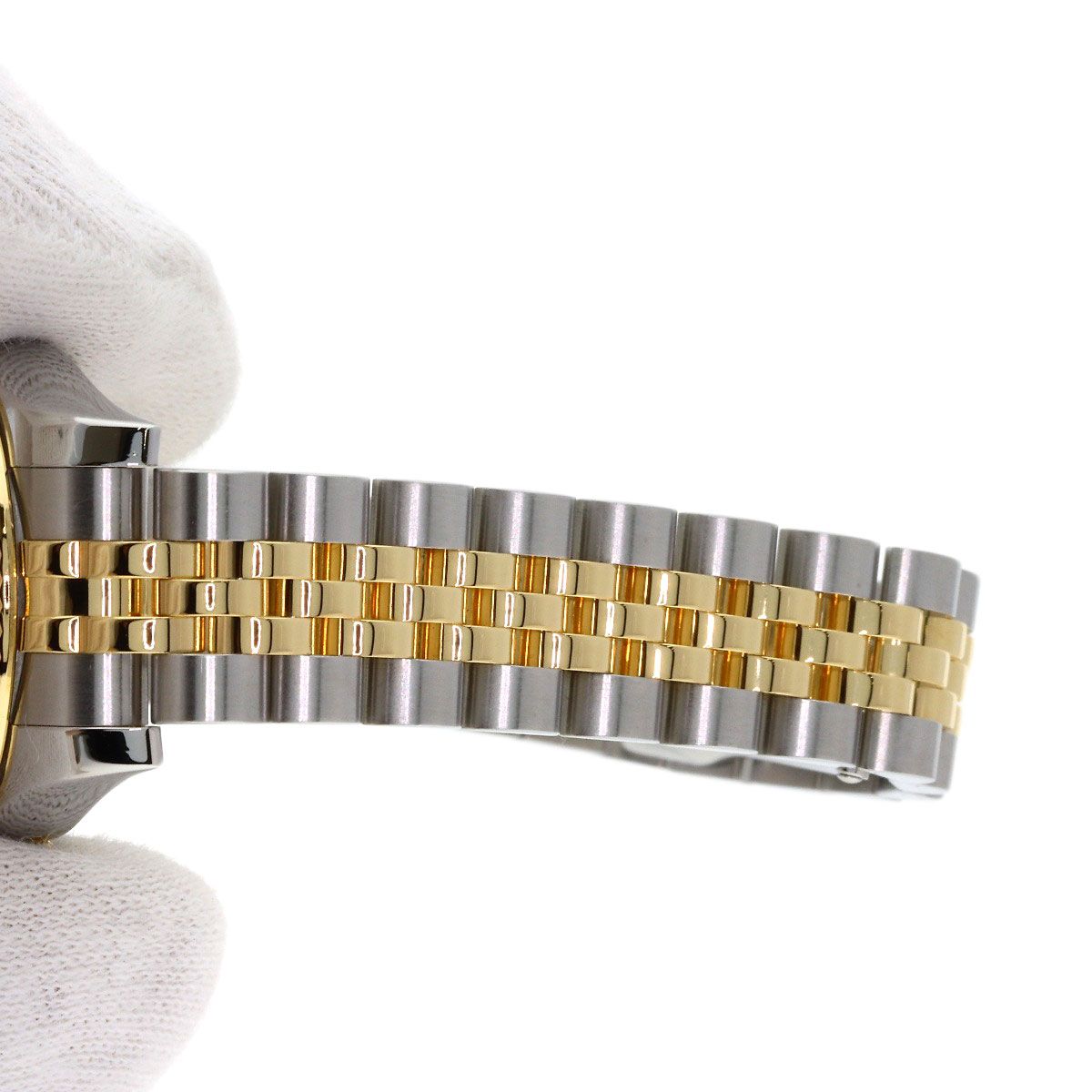 Rolex Datejust Diamond Watch SS Yellow Gold 18k — view 9