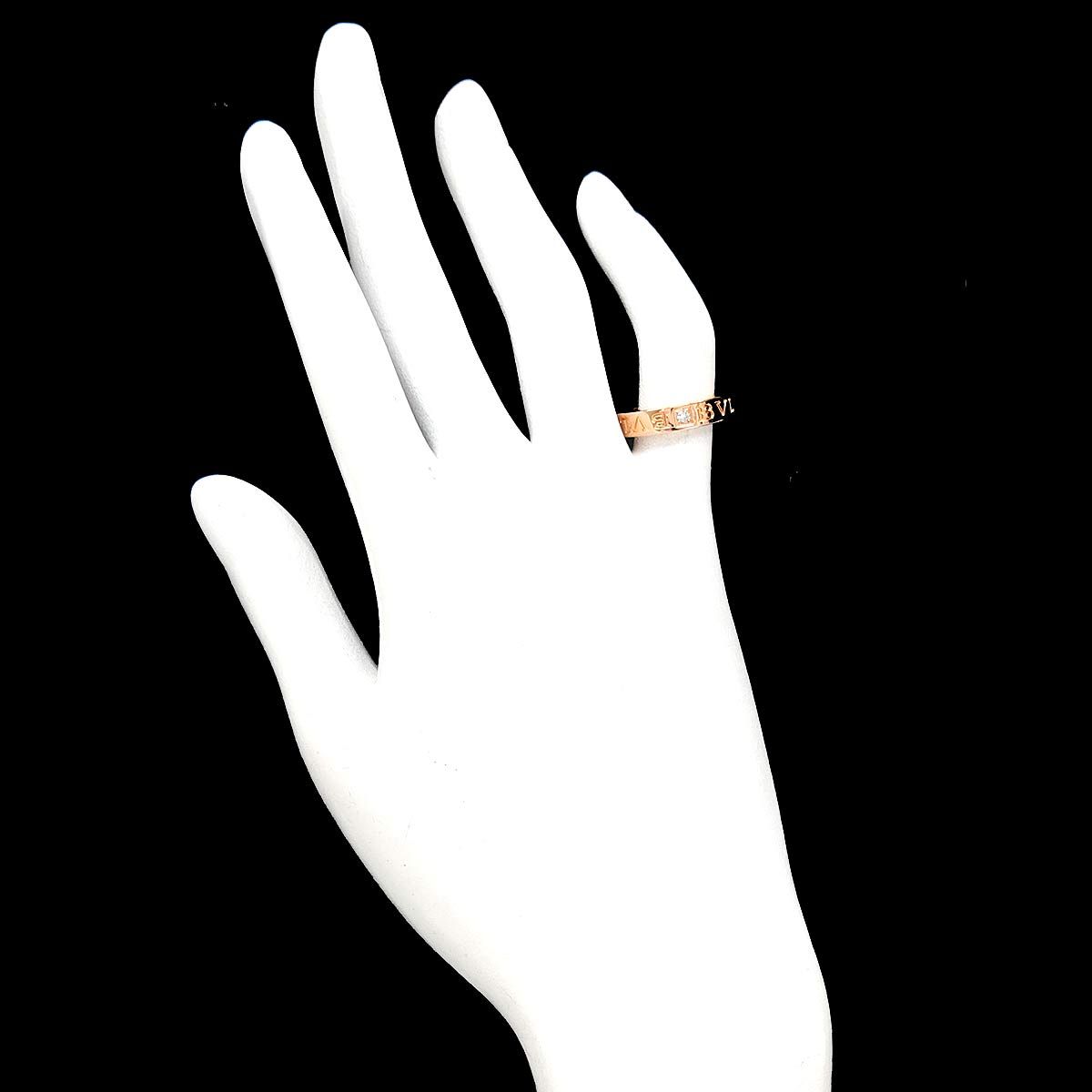 Bvlgari Essential Ring Diamond 18k PG Pink Gold — view 6