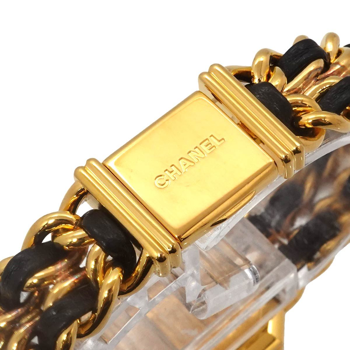 Chanel Premiere M Vintage Watch Black Gold — view 6