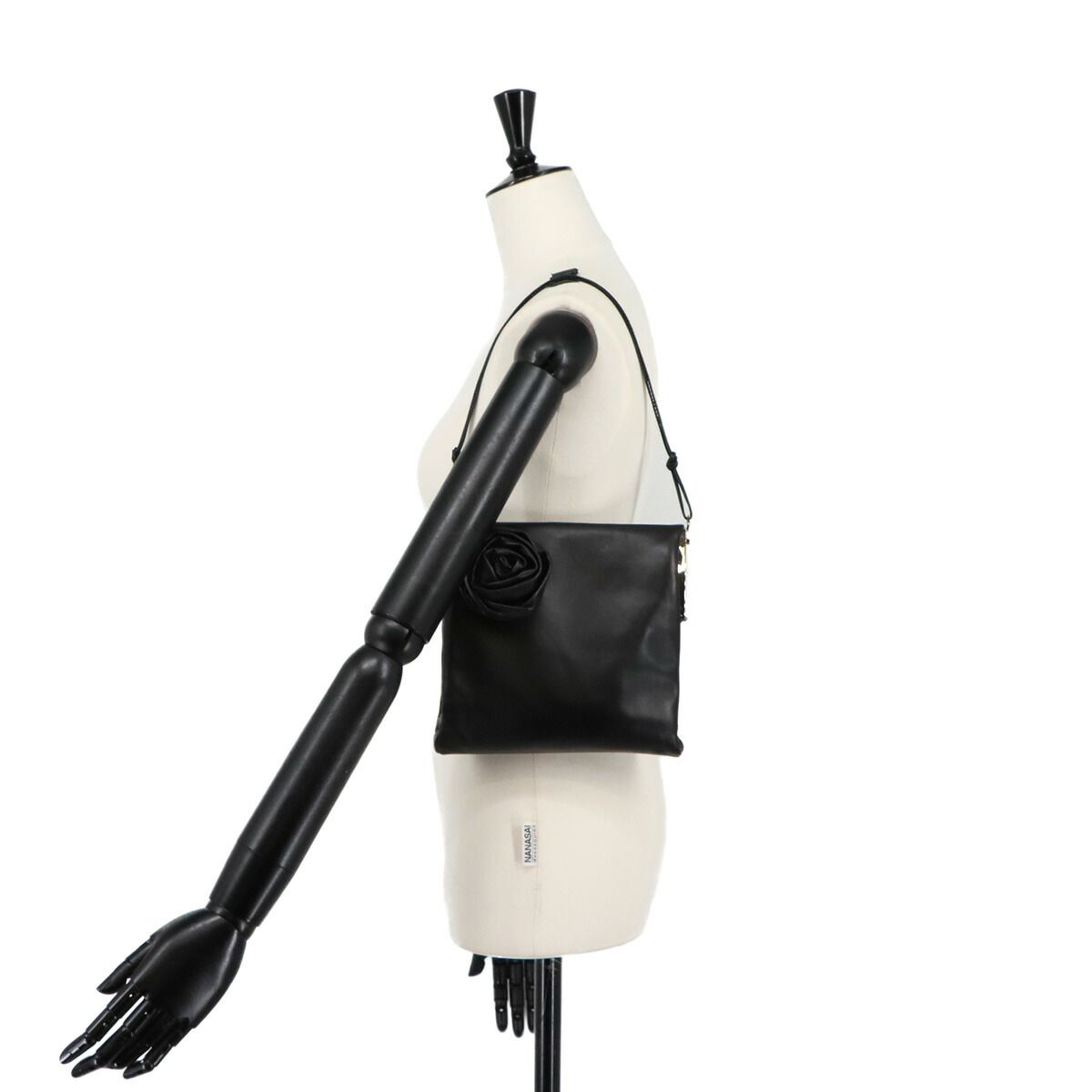 Gucci Shoulder Bag Leather Black 005 Silver — view 9