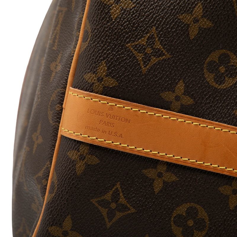 Louis Vuitton Monogram Keepall Bandouliere 55 Boston Bag Shoulder 2-Way Brown — view 6