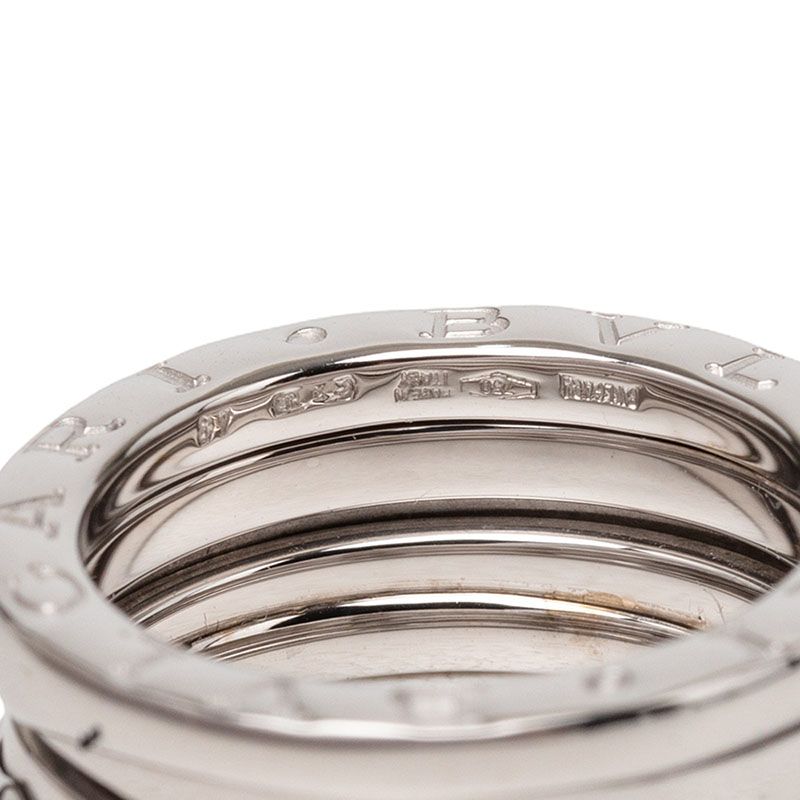Bvlgari B-zero One Band Ring 48 18k White Gold — view 4