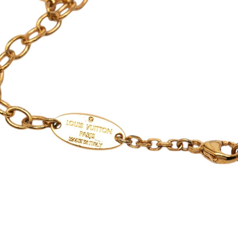 Louis Vuitton Bracelet Blue Ming Chain Gold Plated — view 6