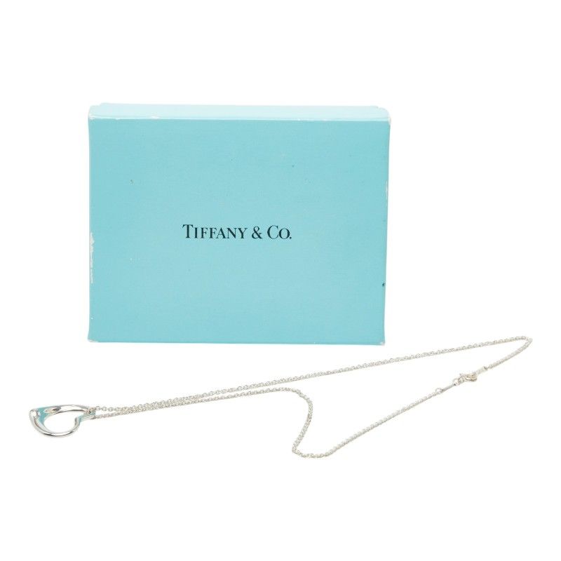 Tiffany & Co Open Heart Pendant Silver — view 9