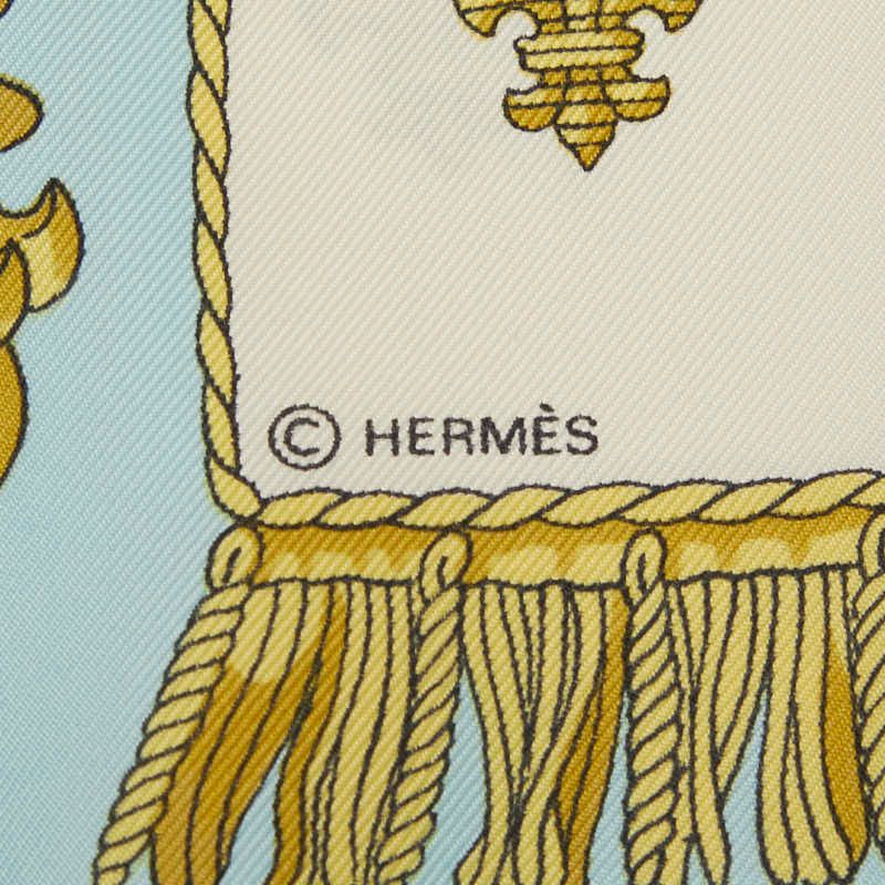 Hermes Carre 90 Vue du Carrosse de la Galere la Reale Queen Coronation Scarf — view 6