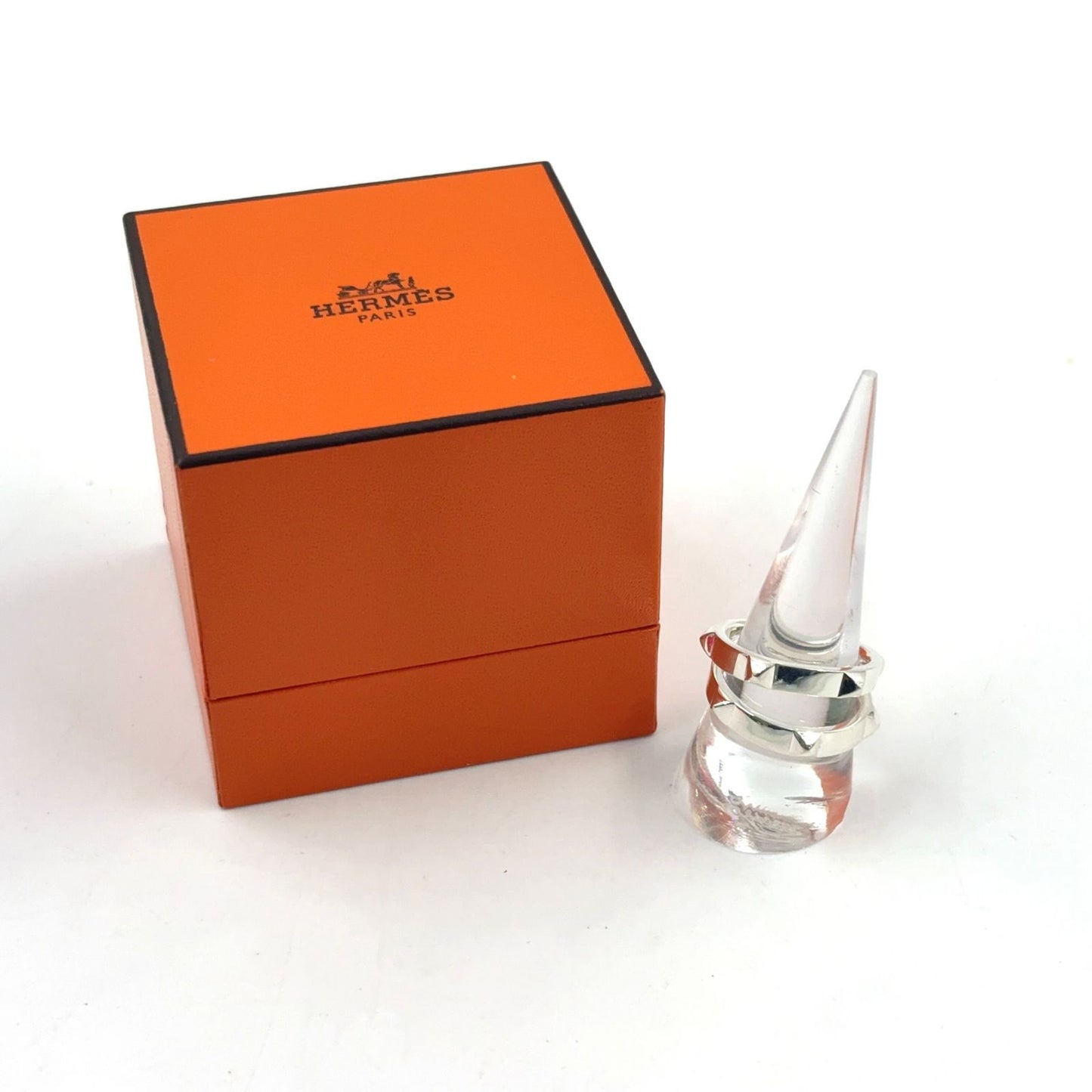 Hermes Crew Silver Ring — view 9