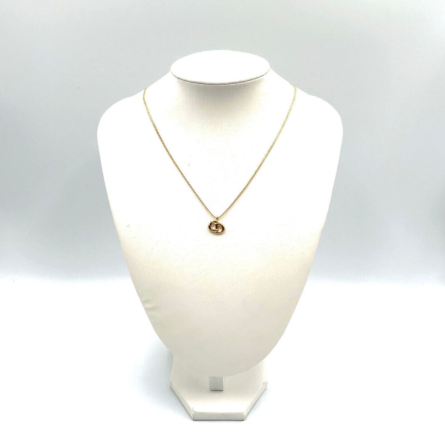 Dior CD Logo Gold Plated Necklace — view 9