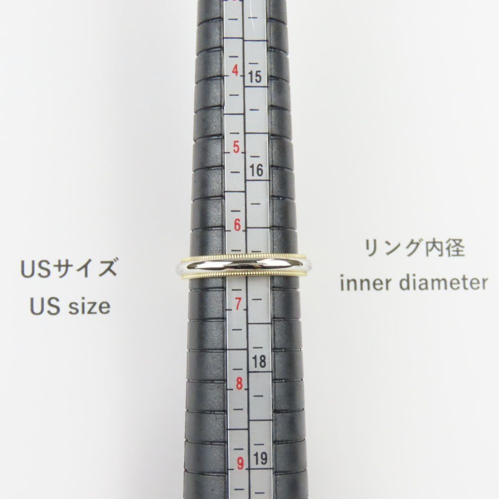 Tiffany & Co Ring Mill Gray 18k Yellow Gold Platinum Combination — view 8