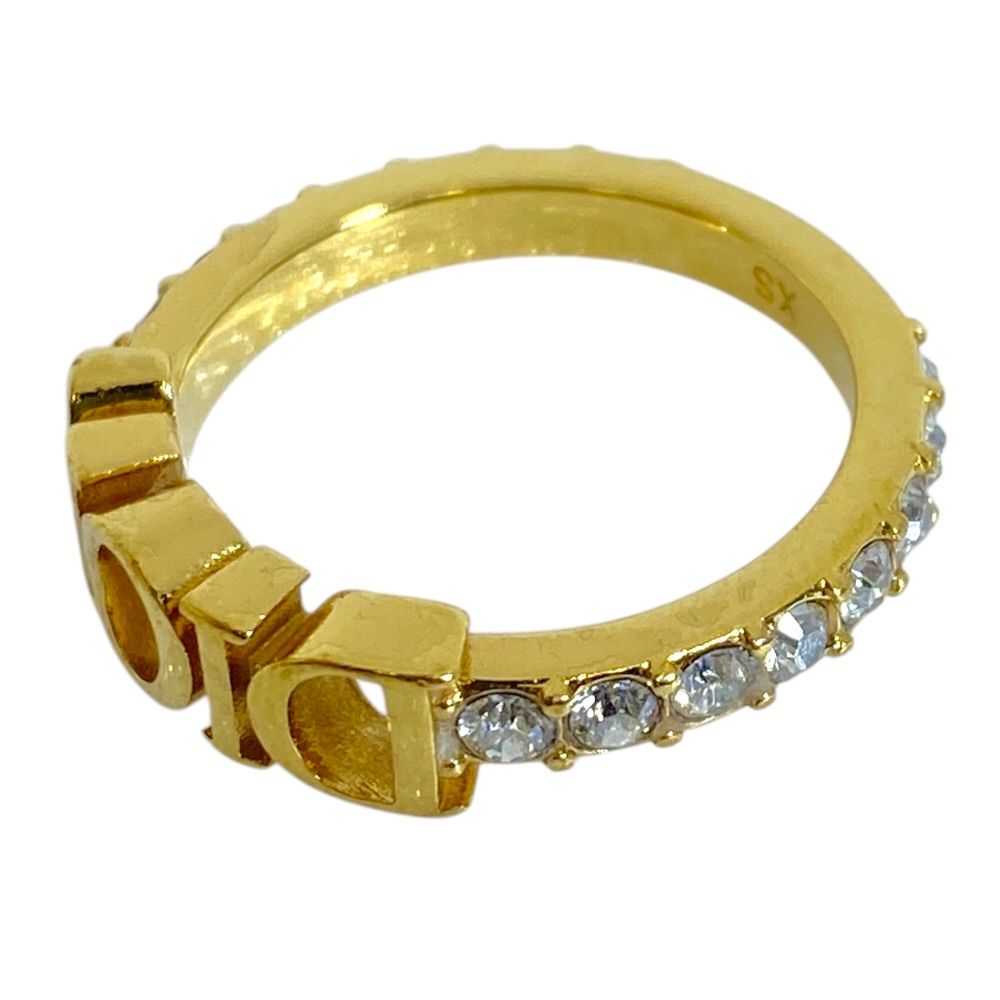 Dior Dioevolution Ring Logo Rhinestone Gold Gorgeous Feminine Accent — view 9