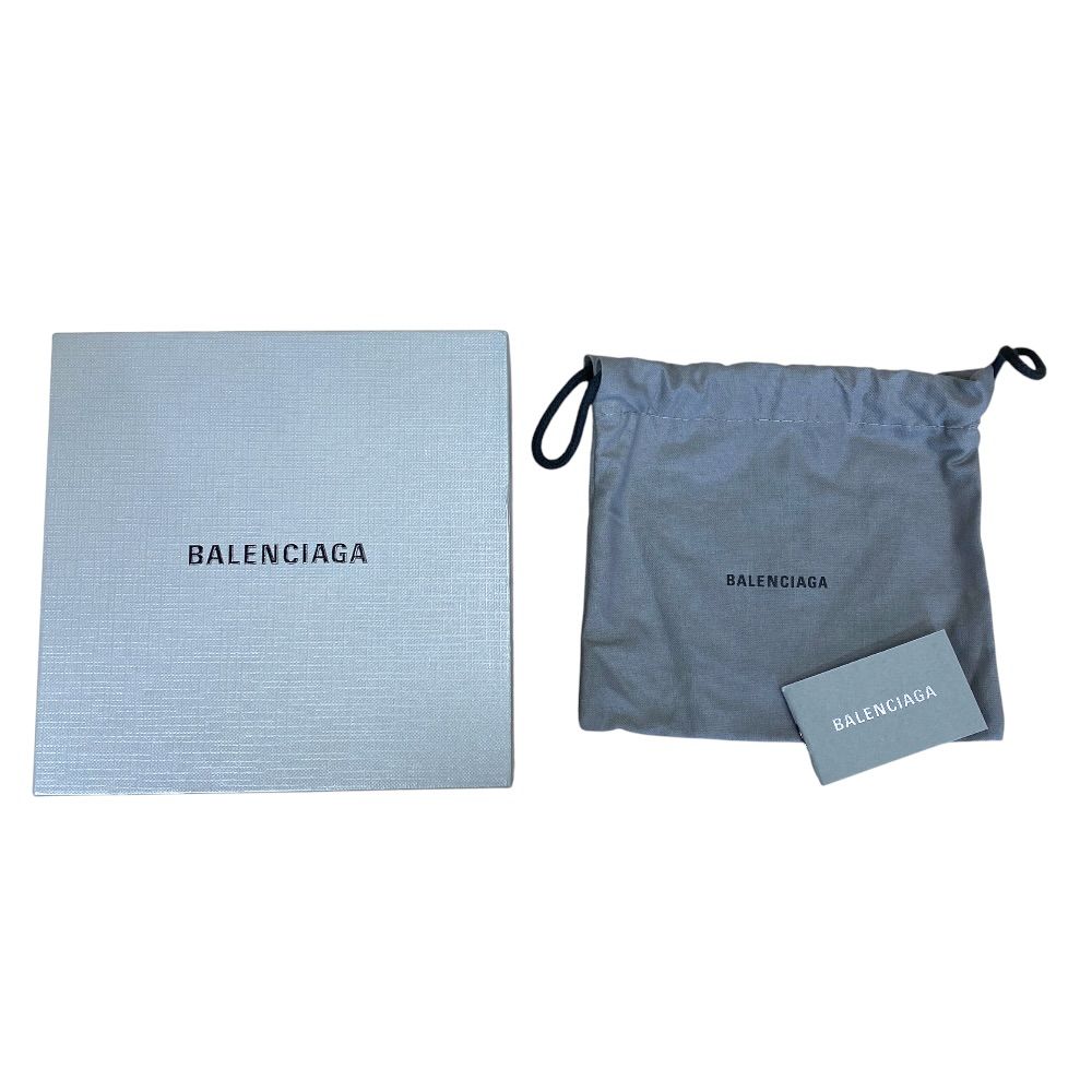 Balenciaga Nano Lace Choker Pendant BB Logo Charm Black Silver Mode — view 9