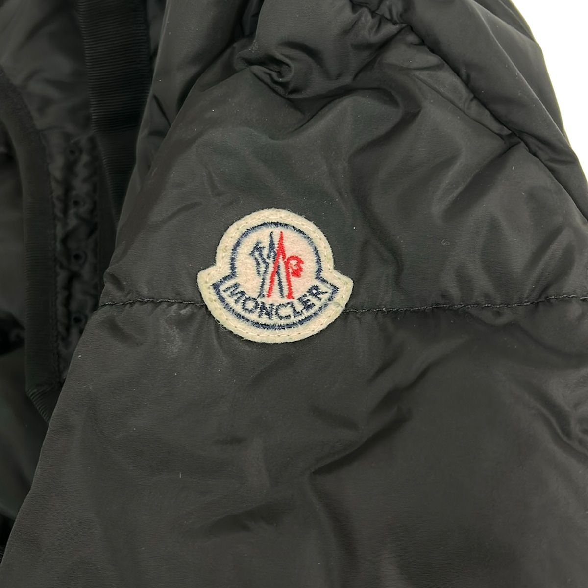 Moncler Down Coat 2 M Heleine Black Long Sleeve Winter — view 8