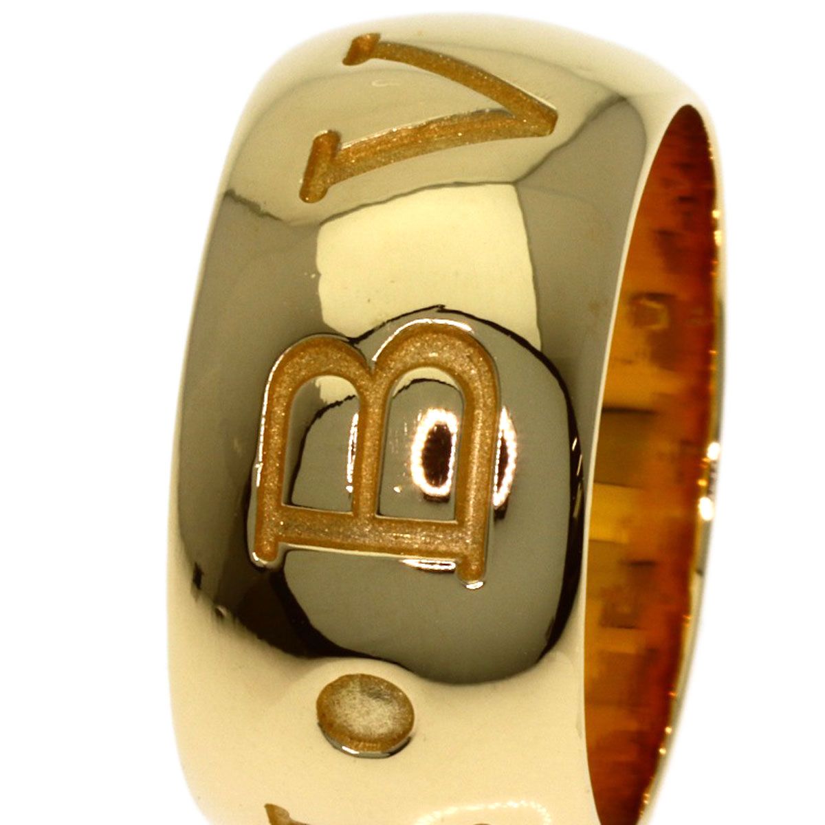 Bvlgari Mono Logo 54 Ring 18k Yellow Gold — view 7