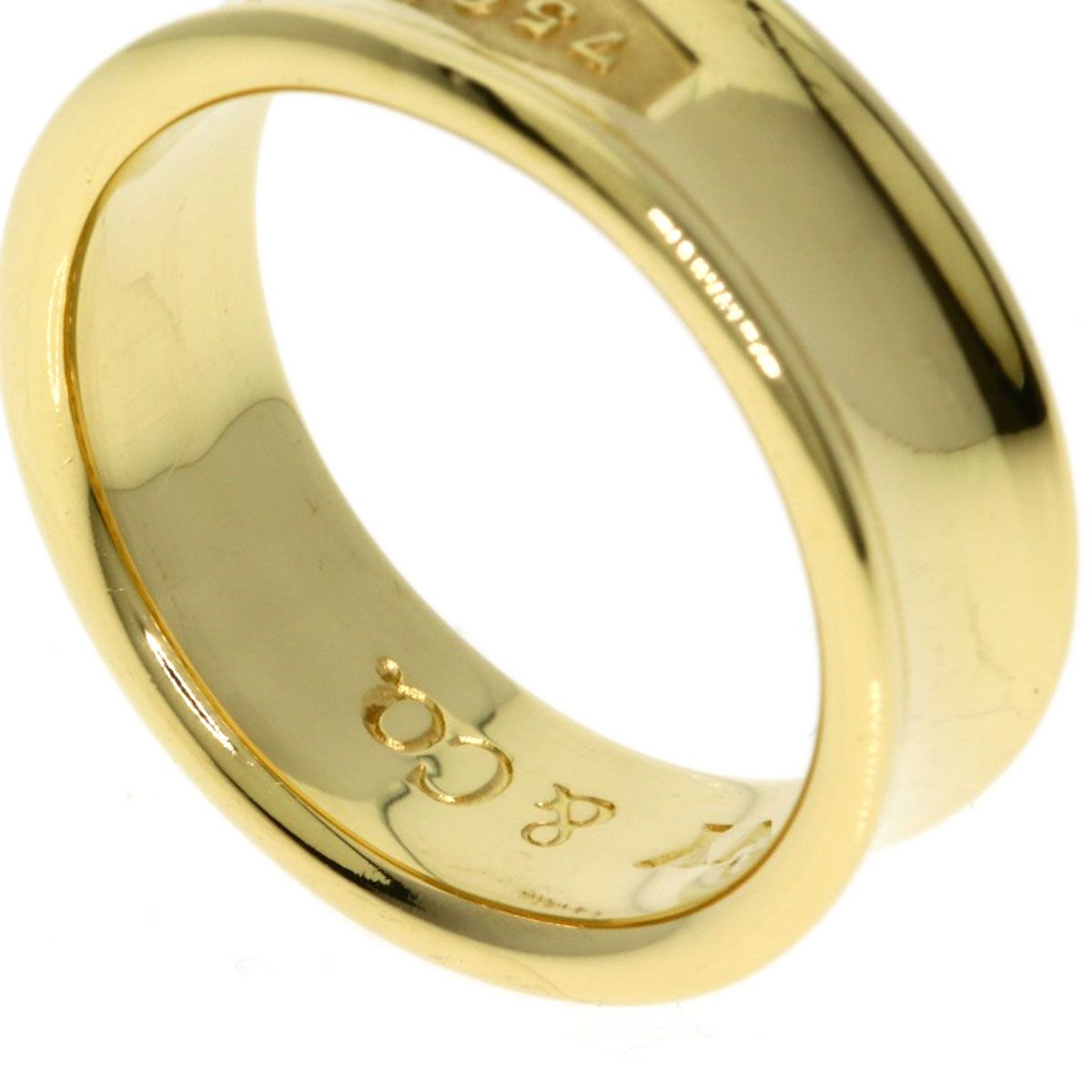 Tiffany & Co Narrow Ring 18k Yellow Gold — view 9