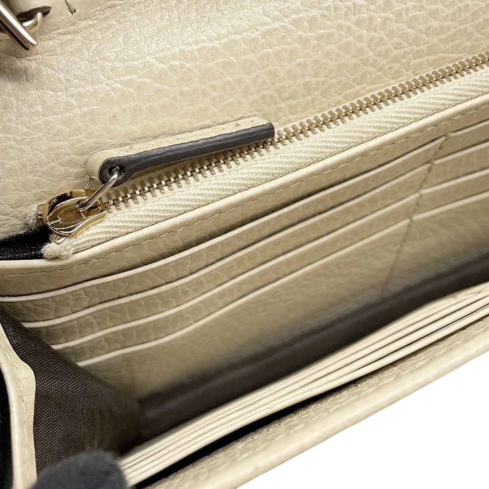 Gucci Chain Shoulder Wallet Interlocking GG Leather — view 9