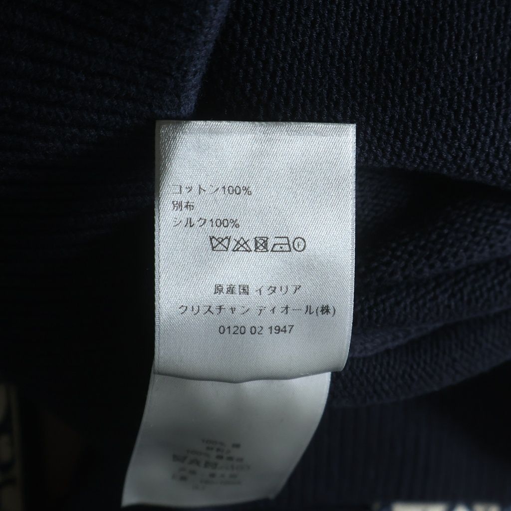 Dior Oblique Trotter Long Sleeve Knit Black Sweater — view 8