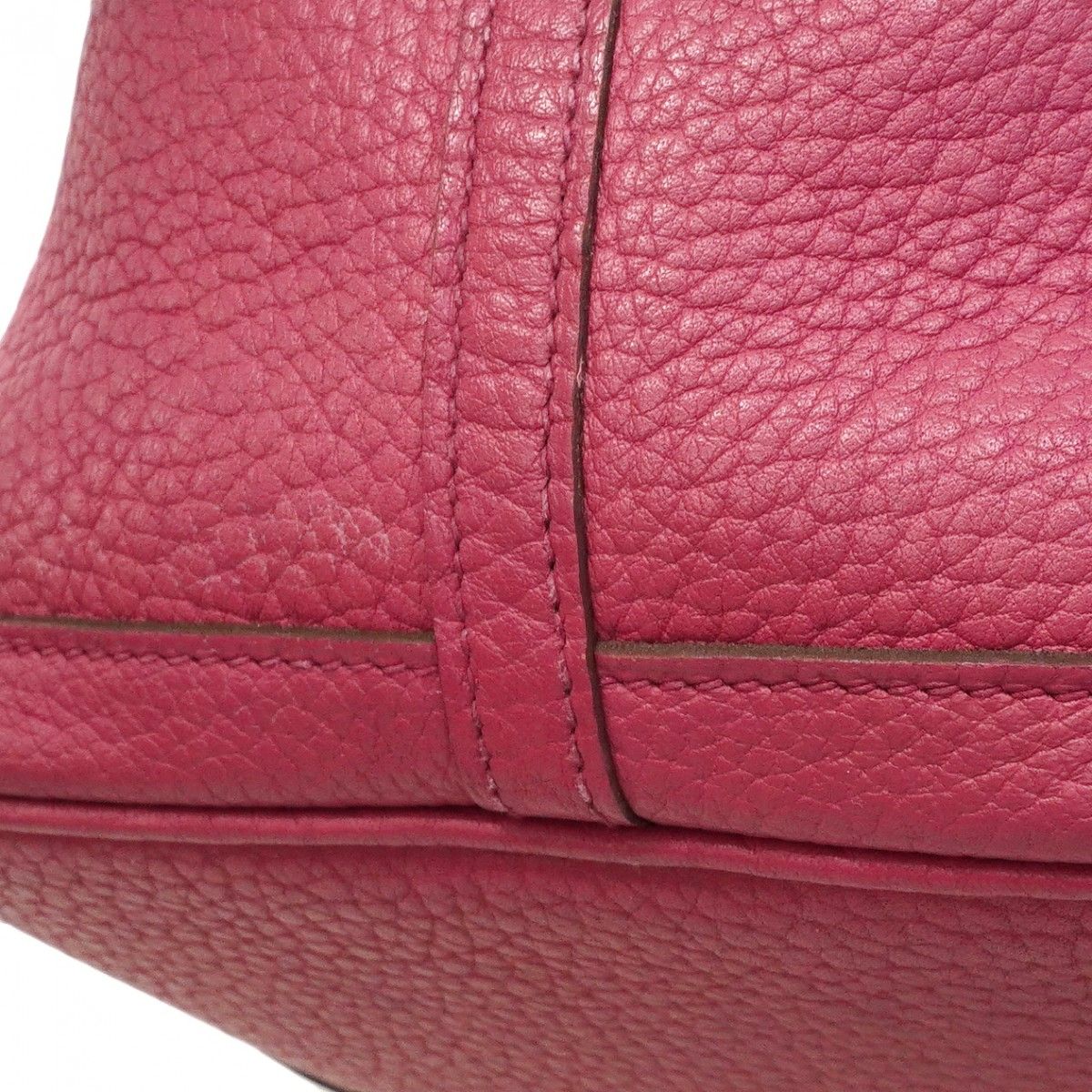 Hermes Tote Garden Party PM Fjord Rosewood Silver — view 9