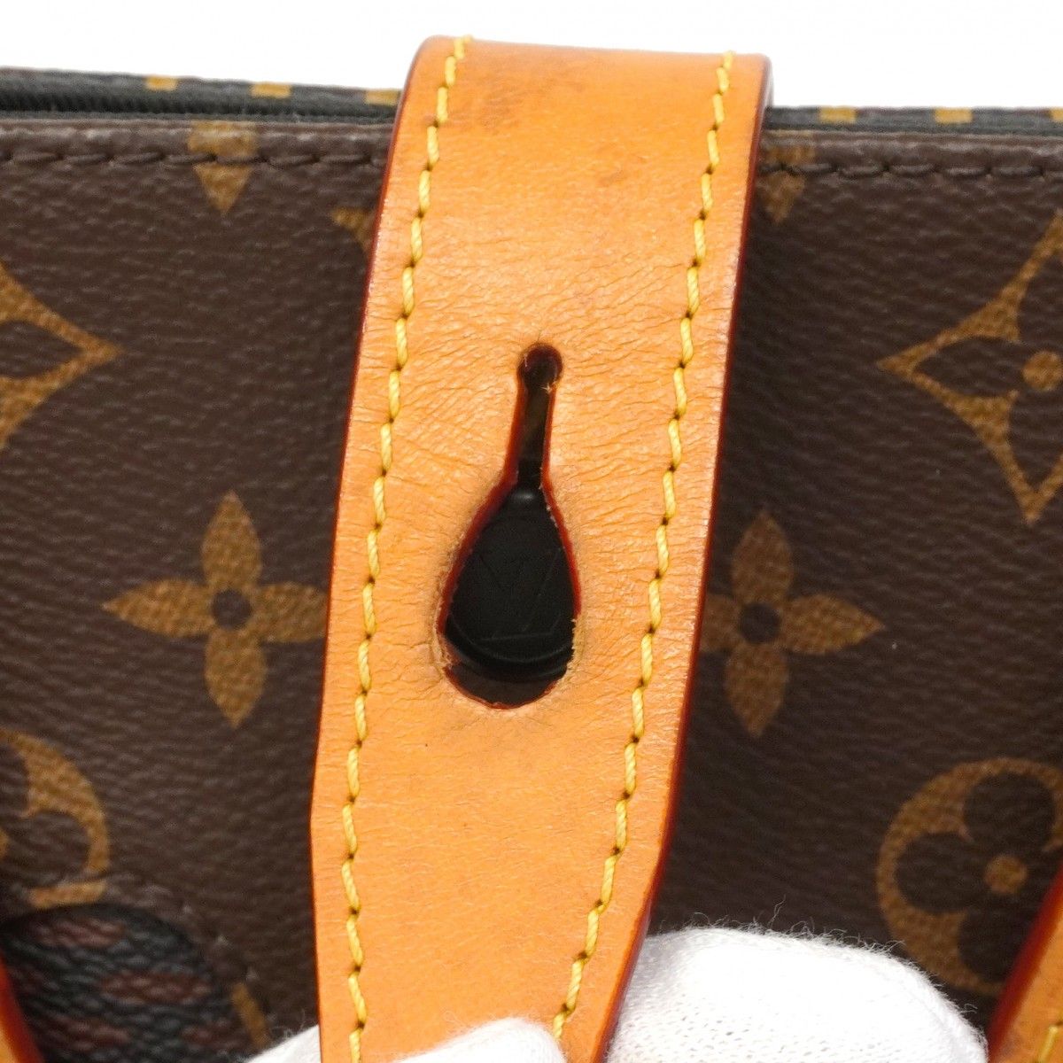 Louis Vuitton Handbag Monogram Damier Giant Mini Tote Brown 2-Way Collaboration — view 9
