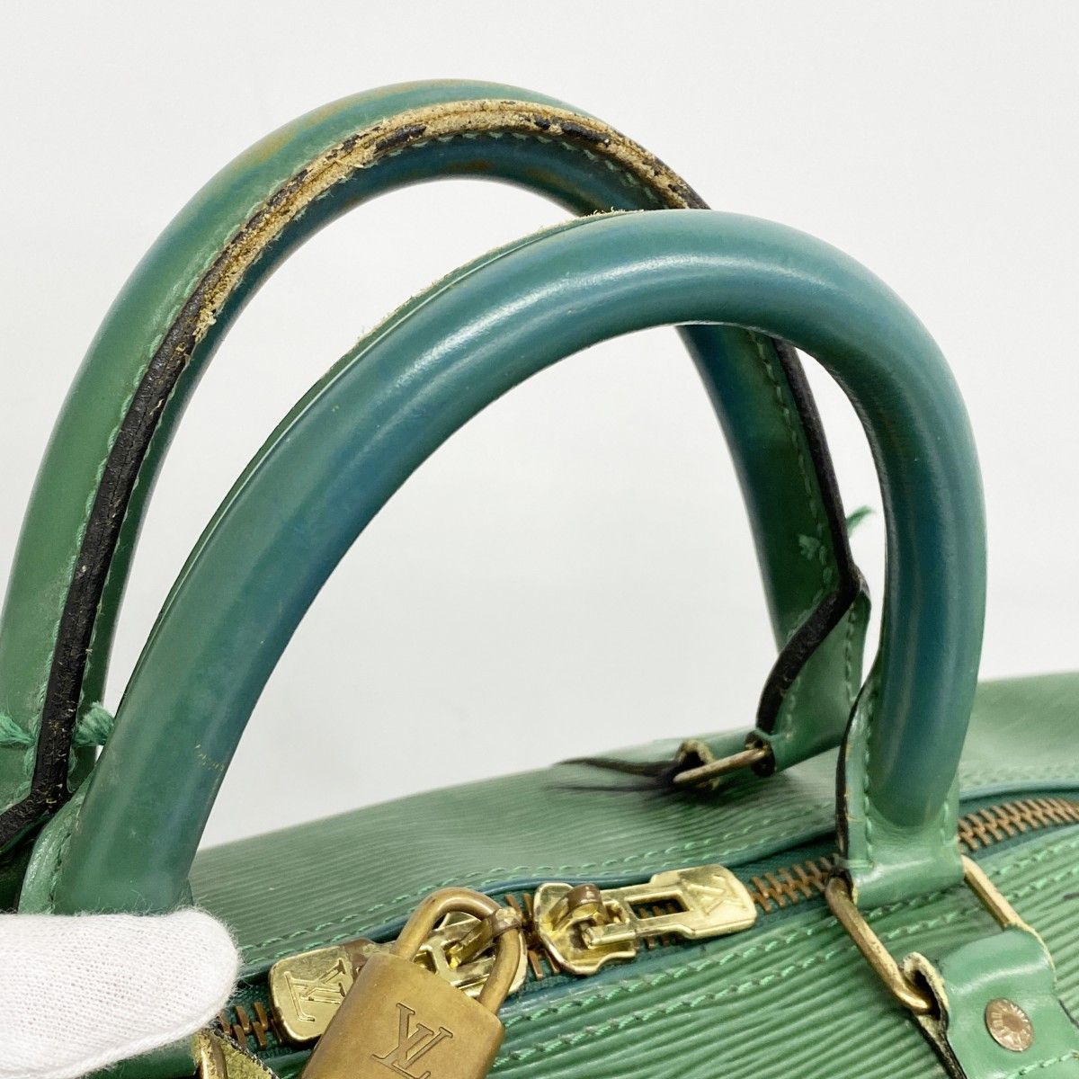 Louis Vuitton Boston Bag Epi Keepall 50 Borneo Green — view 9