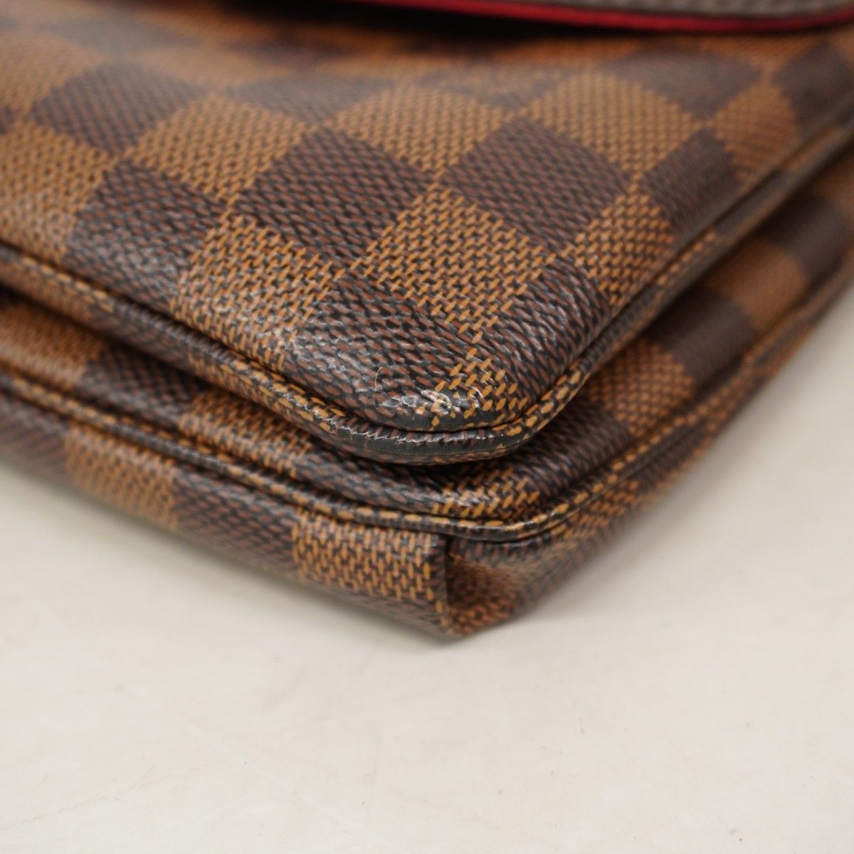 Louis Vuitton Shoulder Bag Damier Twice Ebene — view 9