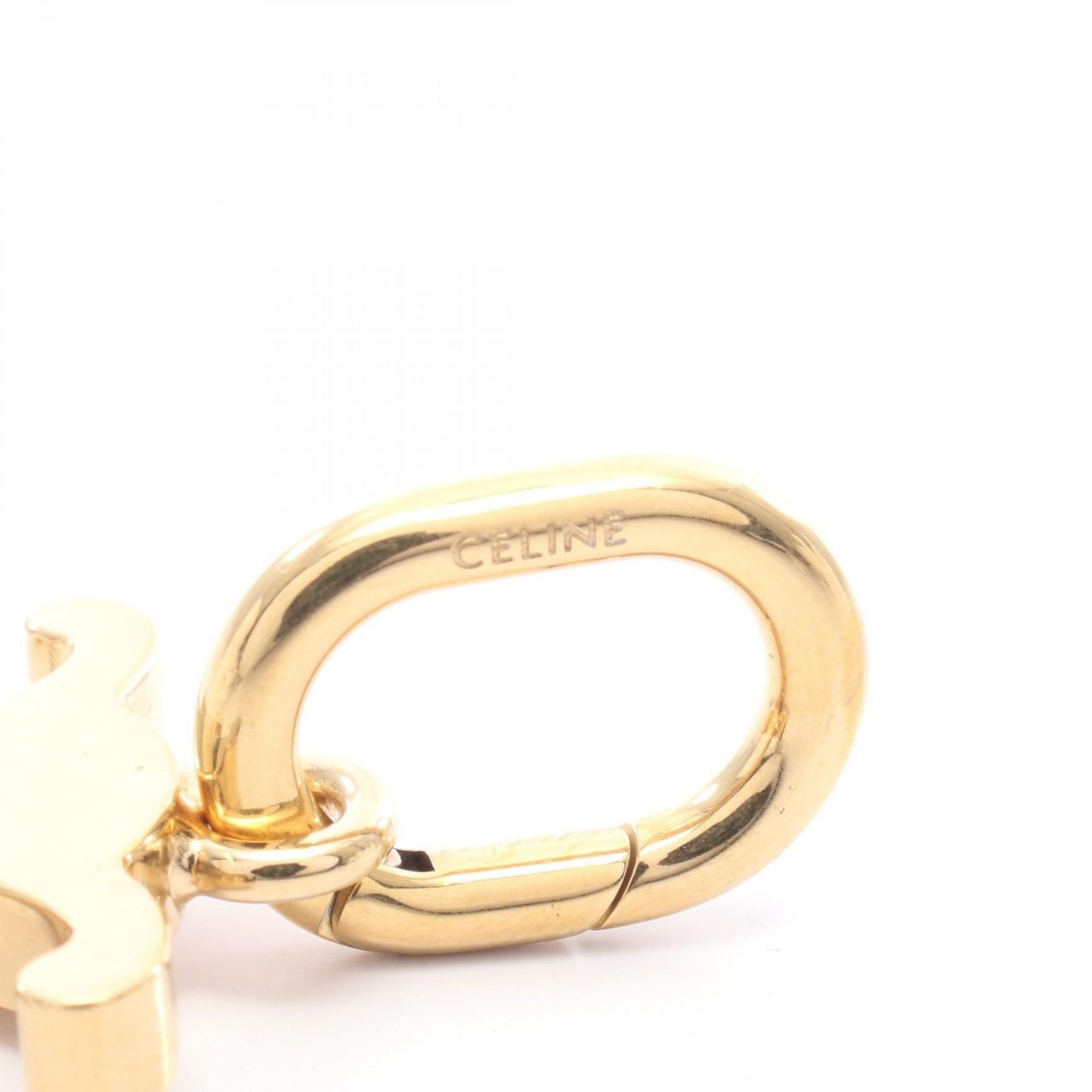 Celine Charm Triomphe Gold Key Holder — view 3