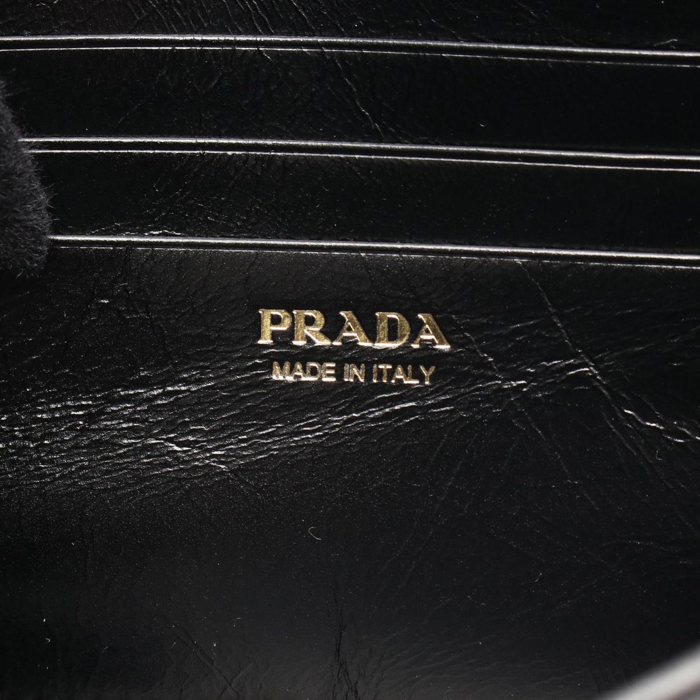 Prada Shoulder Bag Black Leather — view 4