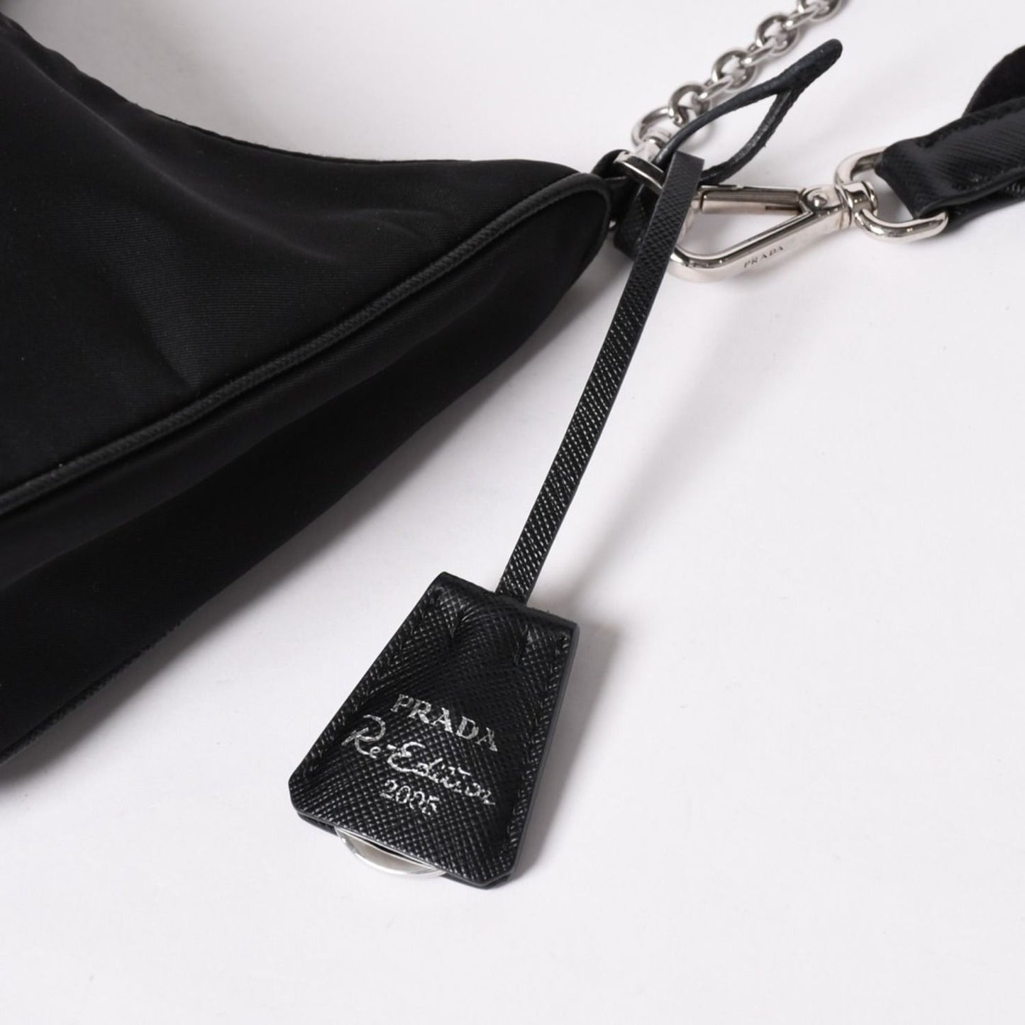 Prada Hobo Nylon Black — view 8