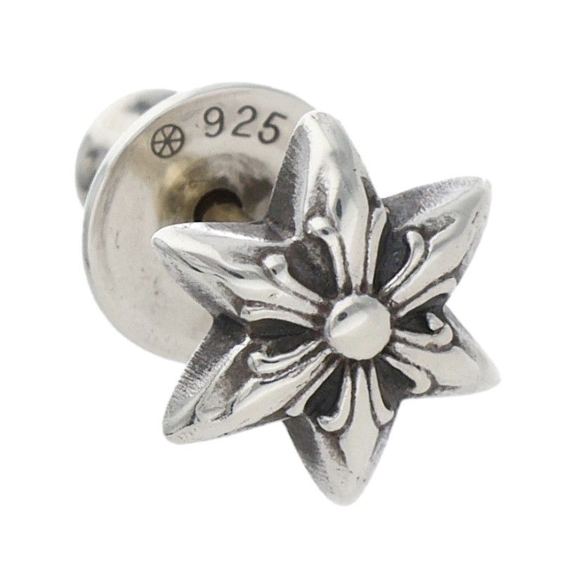 Chrome Hearts CO Star Stud Silver Vintage Earrings — view 5