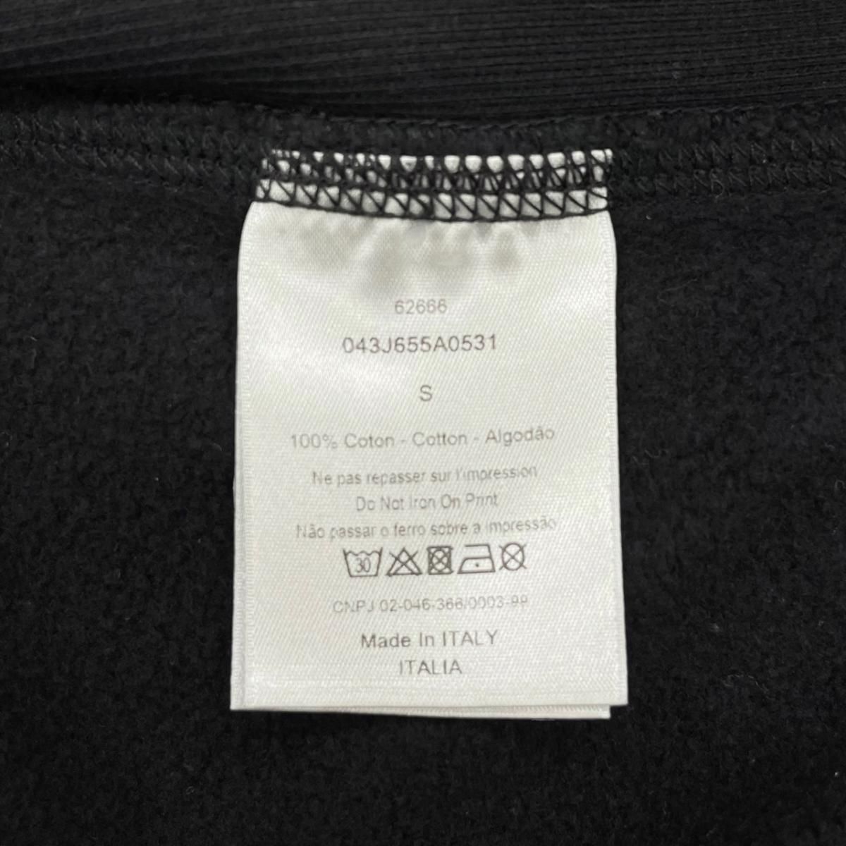 Dior Sweatshirt Atelier Logo S Cotton Black — view 8