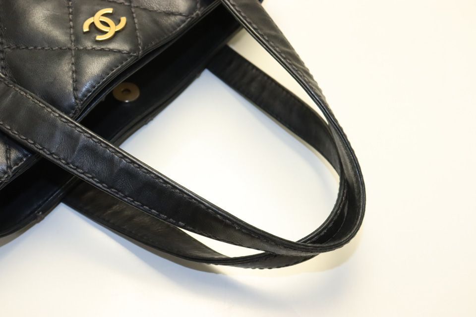 Chanel Wild Stitch GD Leather Tote — view 9