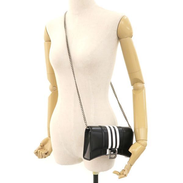 Balenciaga Hour Glass Chain Wallet Adidas — view 9