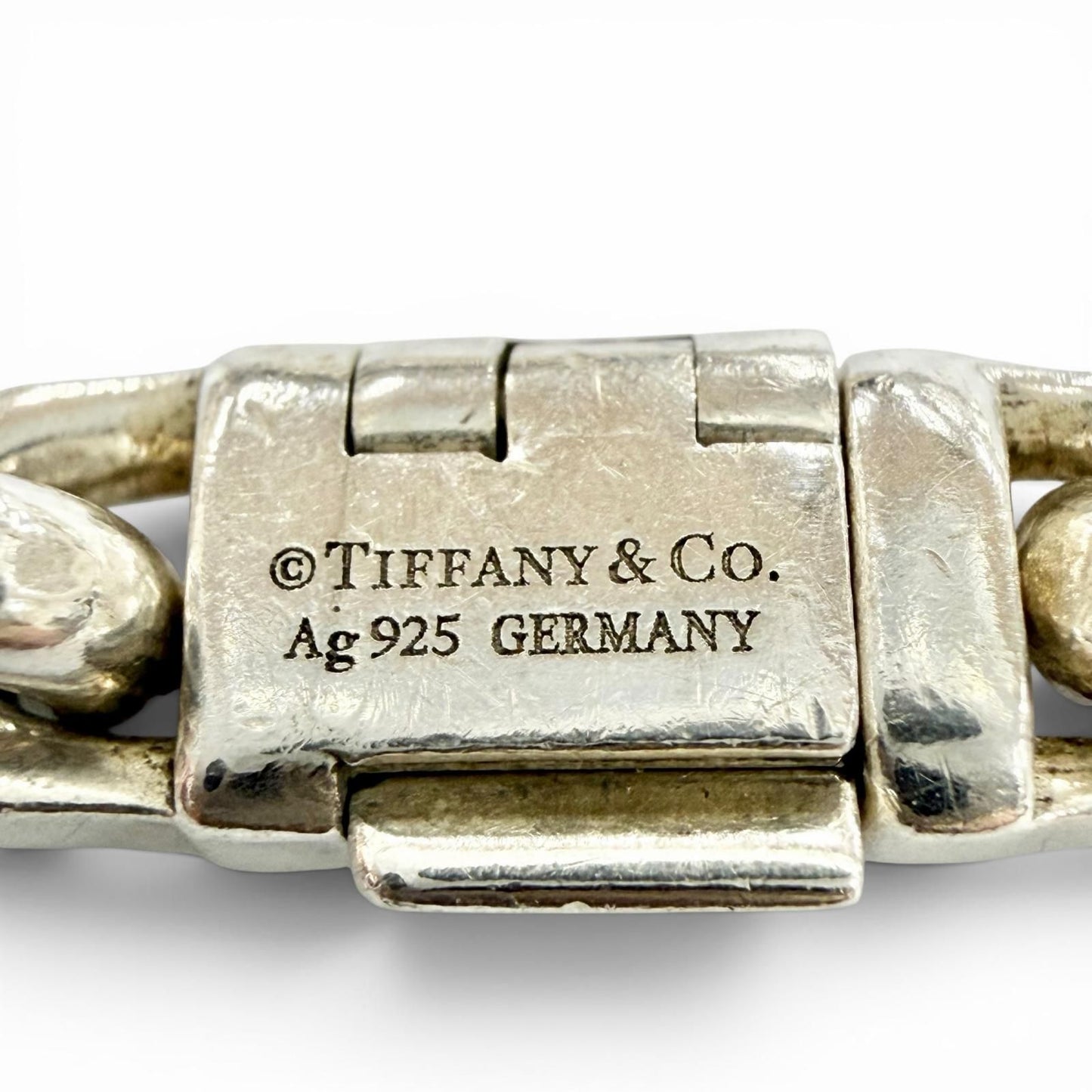 Tiffany & Co Makers Narrow Chain 925 18k Small 18 cm Bracelet Silver Gold — view 8