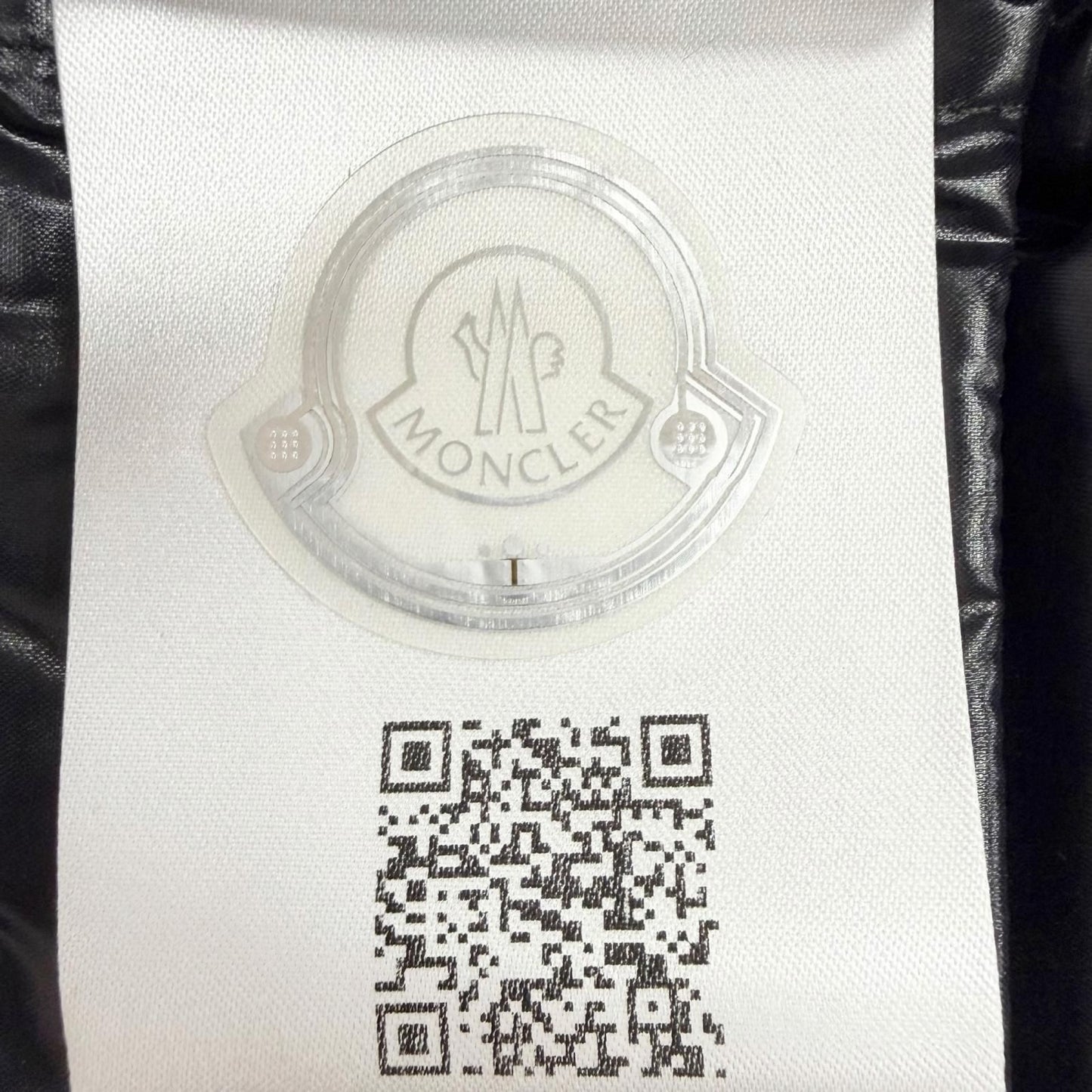 Moncler Grandval Letter Ring Logo All Over Pattern Patch Hooded Down Jacket