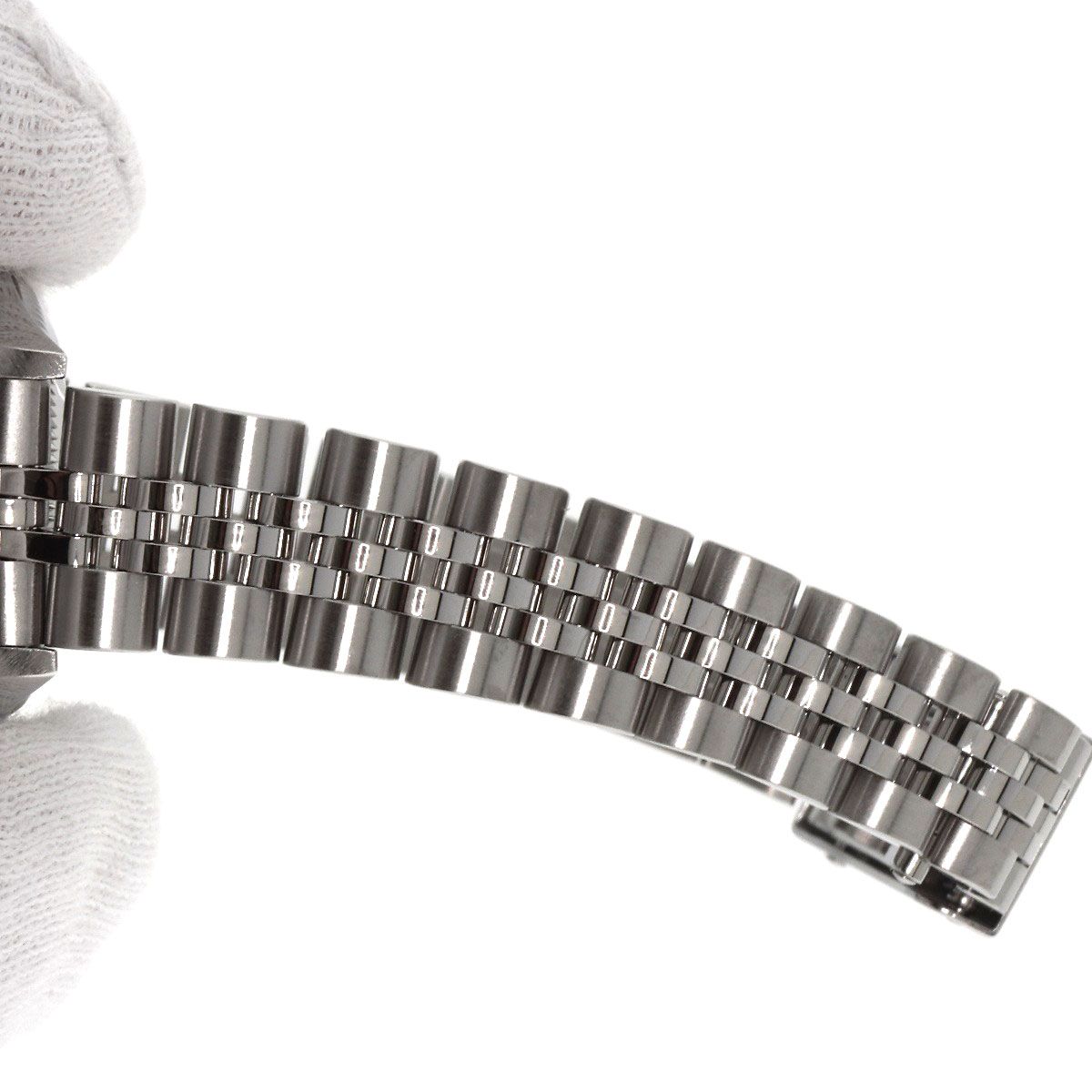 Rolex Datejust Diamond Watch SS 18k White Gold — view 9