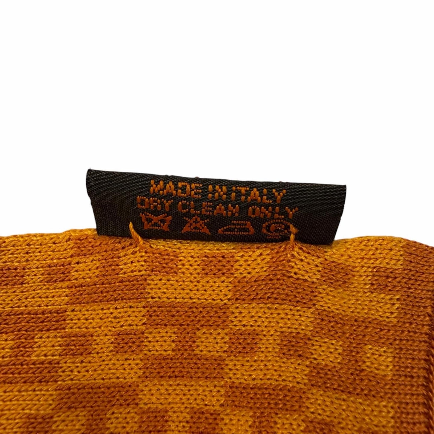 Hermes Vintage Silk 100% Pattern Scarf Orange — view 7