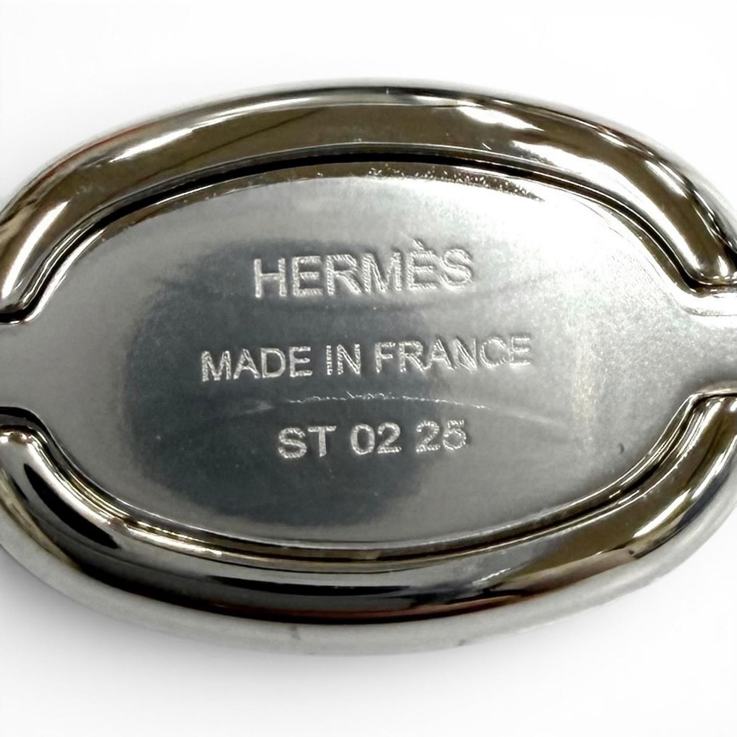 Hermes Pendant Mini Maillon PM Necklace Silver Black — view 8