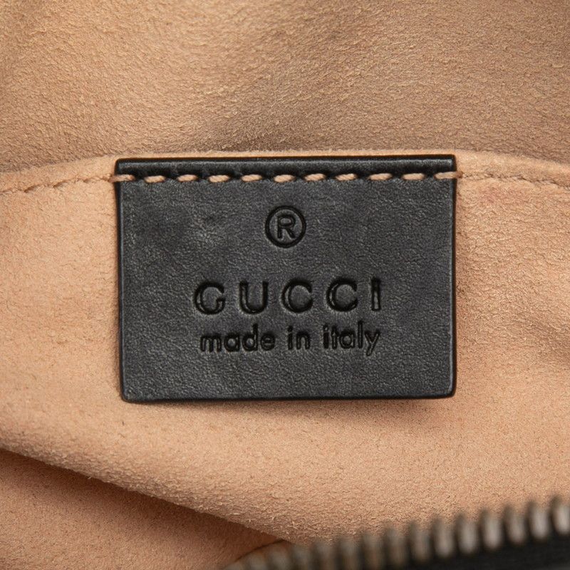 Gucci GG Marmont Quilted Belt Bag Black Leather — view 6