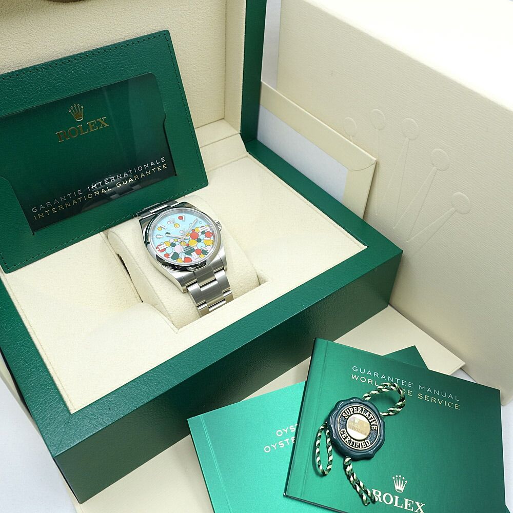 Rolex Watch Oyster Perpetual 36 Celebration Turquoise SS Automatic Winding — view 8