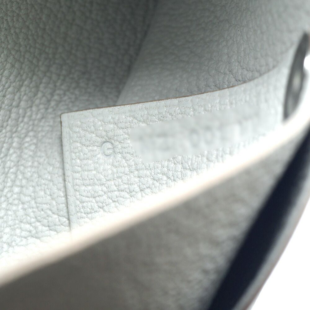 Hermes Bastia Coin Case Card Gris Perle Leather Ice Gray Box — view 9