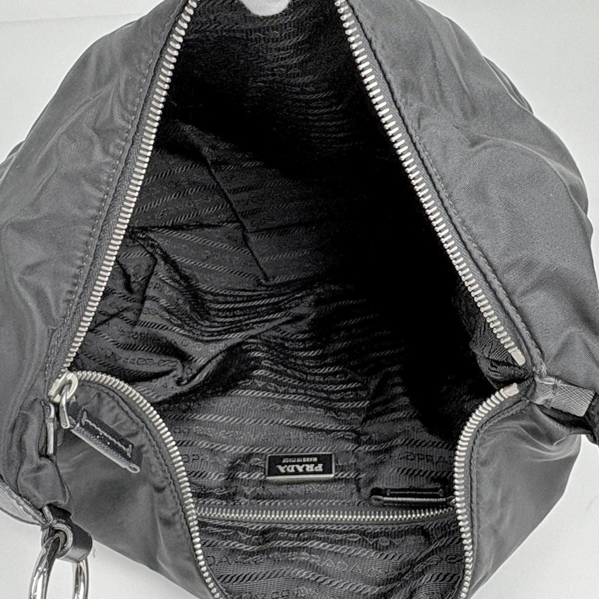 Prada Shoulder Bag Tessuto Nylon Nero — view 8