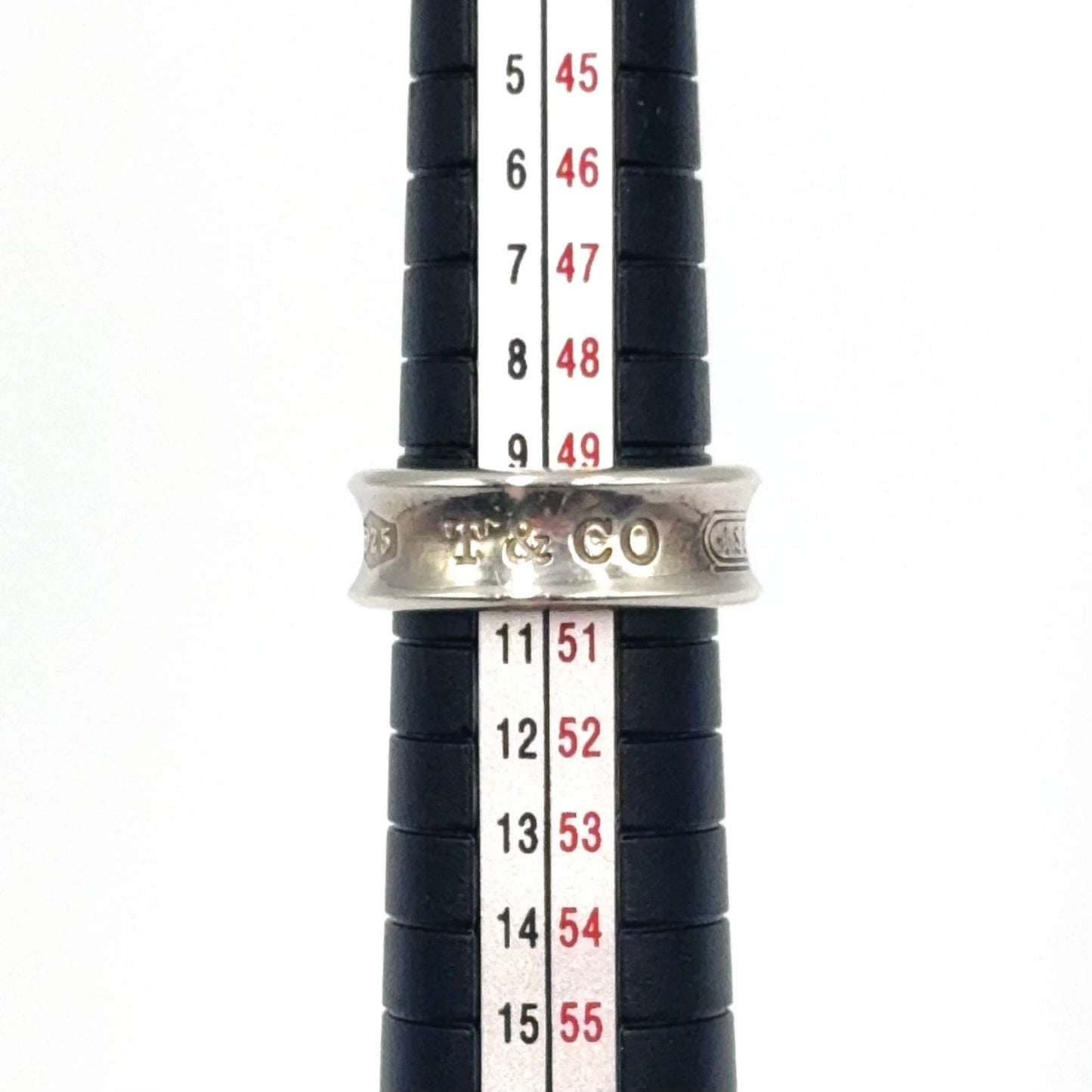 Tiffany & Co Narrow Silver Ring — view 7