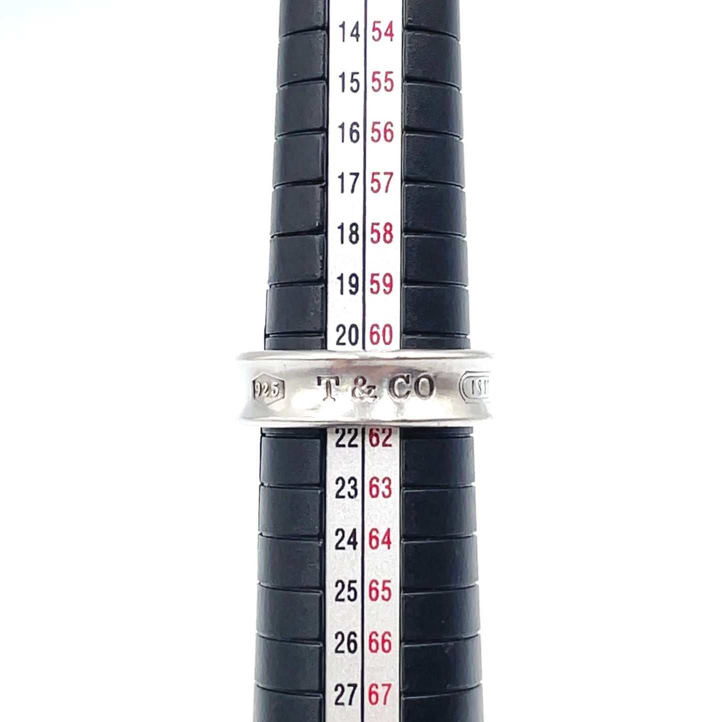 Tiffany & Co Narrow Silver Ring — view 7