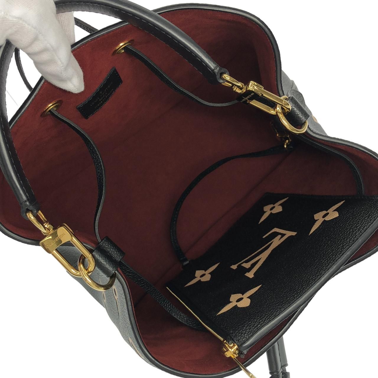 Louis Vuitton Bicolor Monogram Empreinte Neo Noe Shoulder — view 9