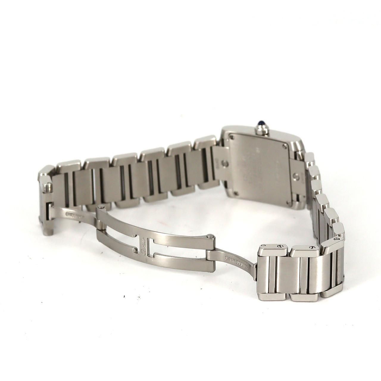 Cartier Tank Francaise SM SS Quartz Watch — view 8